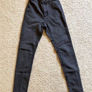 “Cotton on Black High Rise Skinny Jeans”